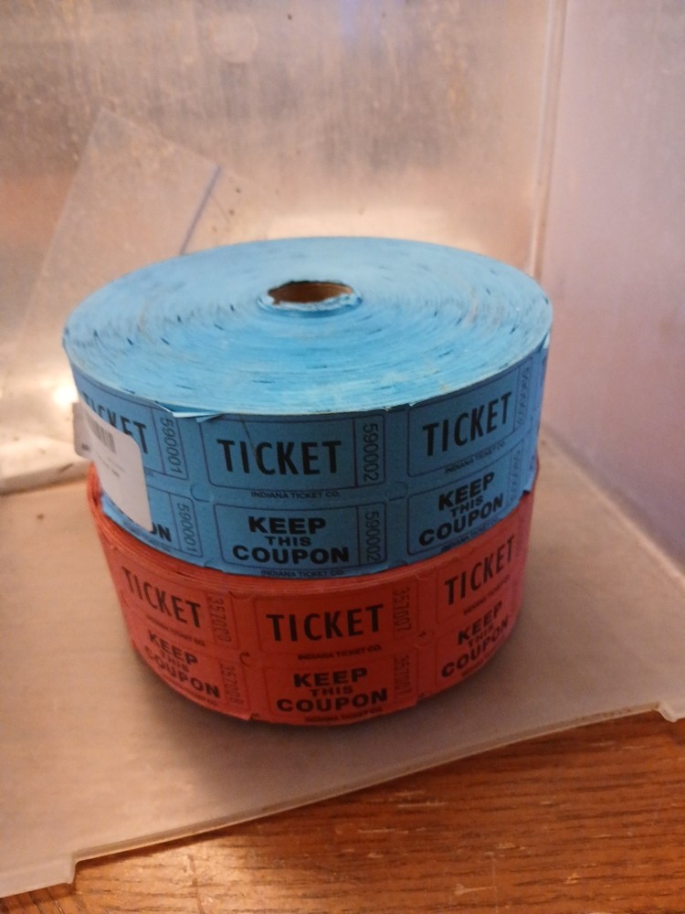 Blue / Red 2 Pack Tickets