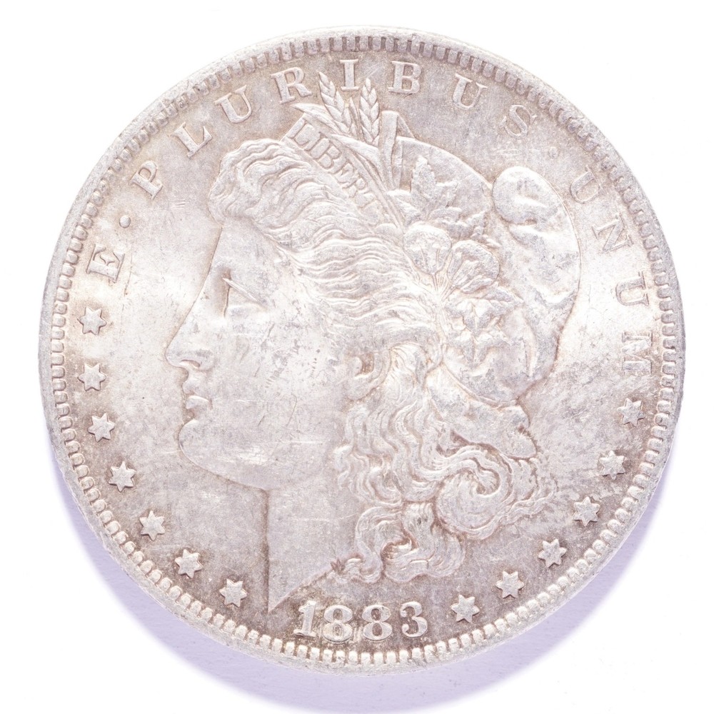 1883-O Morgan Silver Dollar AU