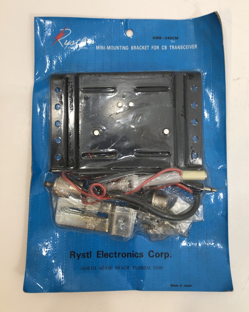 Vintage Rystl Mini-Mounting Bracket For CB Transceiver AMB-249CM