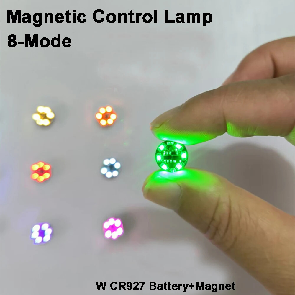 Magnetic Control 8-Mode Wireless LED Lamp Magnet Induction Flashing Flow Lights