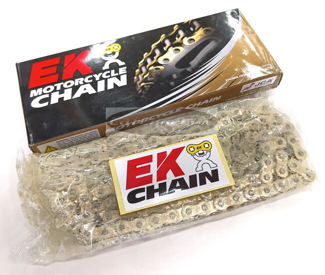 EK 420X120 Chain GOLD SH Made in JAPAN GROM CR85 CRF150R KX65 KX85 KTM65 CRF150