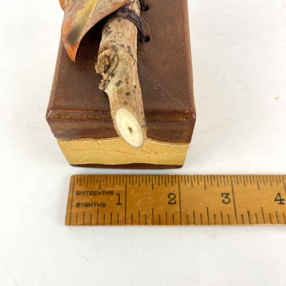 Handmade Ceramic Small Mountain Box 3.5 x 2 Trinket Keepsakes