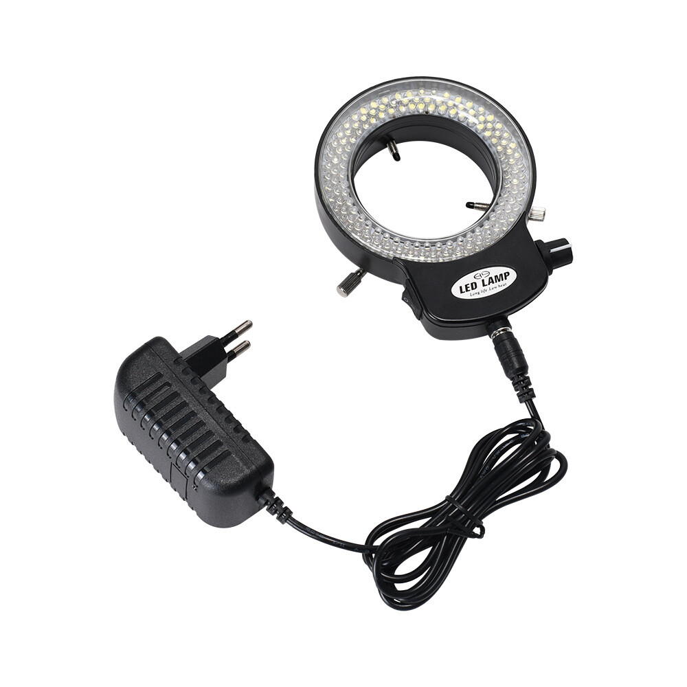 144 LED Adjustable Durable Ring Light Lamp Illuminator for Stereo Microscope