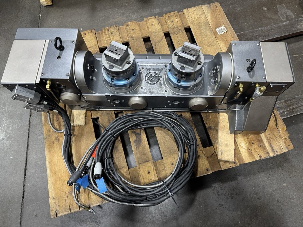 Haas TR-160-2 Twin Platter Brushless Sigma 5 4th & 5th Axis Programmable 2-Axis