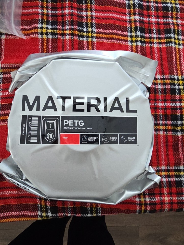 MakerBot PETG Specialty Filament Spool Method 3D Printer 1.65lb (Red)