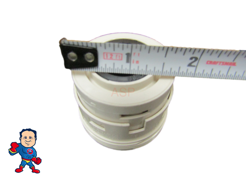 Nozzle, Waterway Poly Jet Caged Style, Directional, White