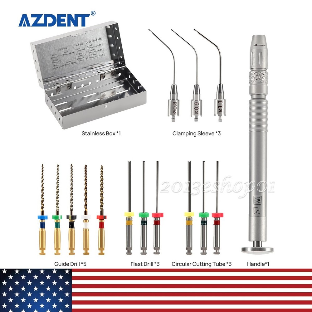 Dental Broken File Extractor Endodontic Removal System Kit Endo Root Canal Tools