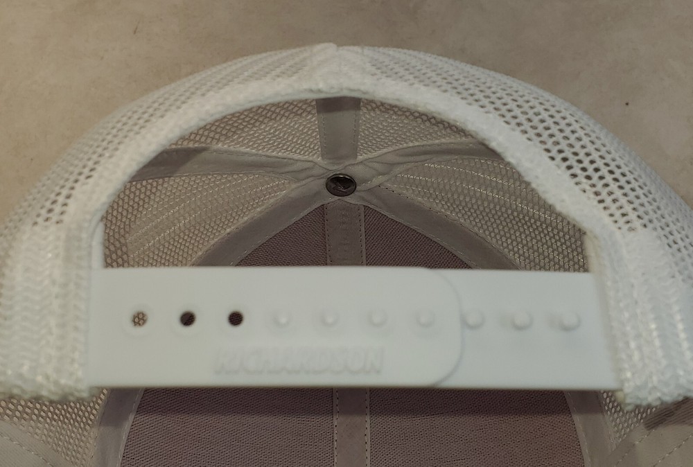 Peterbilt Red Patch on Richardson 112 Trucker Hat Snapback Red/White