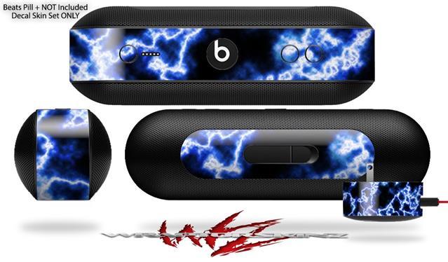 Skin for Beats Pill Plus Electrify Blue Decal Wrap