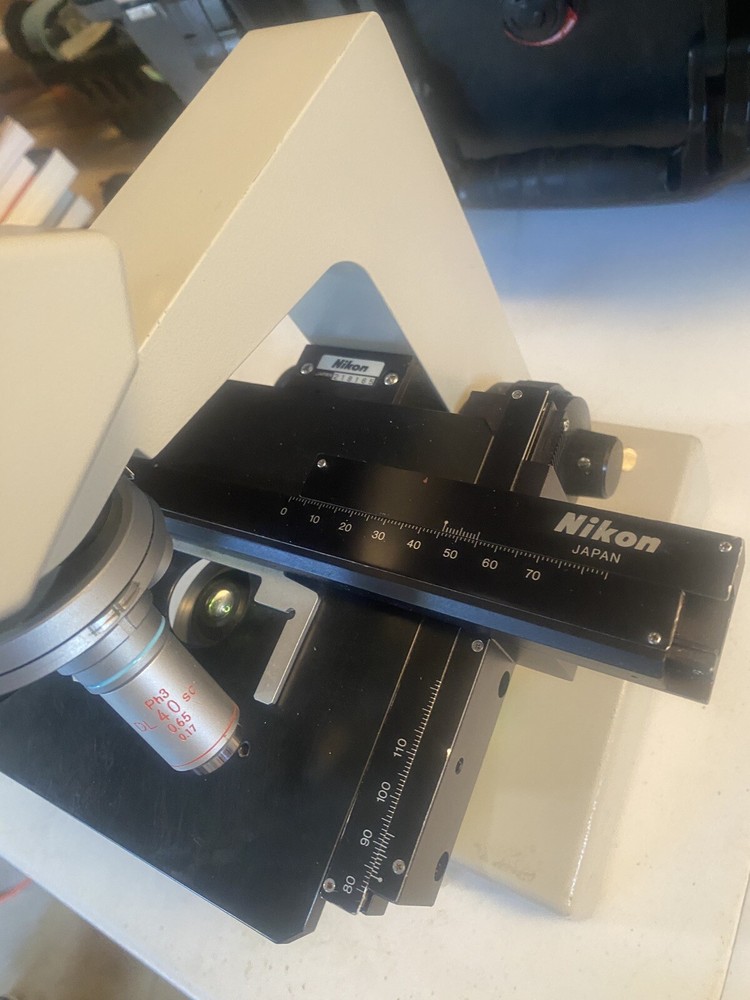 Nikon Model SC Binocular Compound Microscope - Lab Grade - Japan - Hard Case