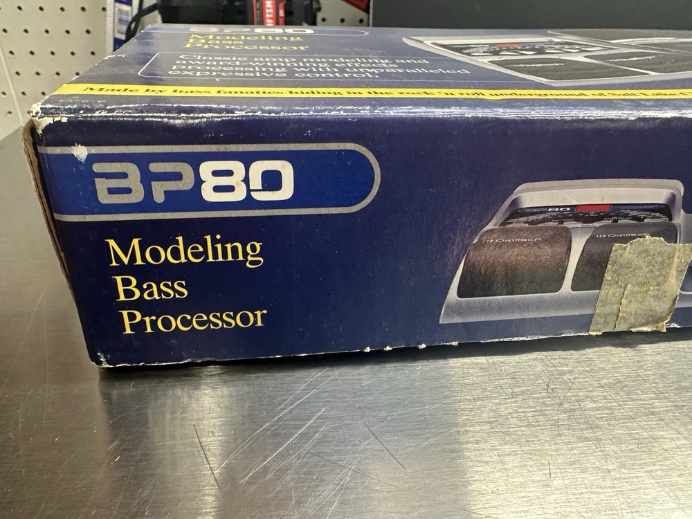 Digitech BP80 Modeling BASS Processor Pedal Complete In Box WITH PAPERWORK+ CORD