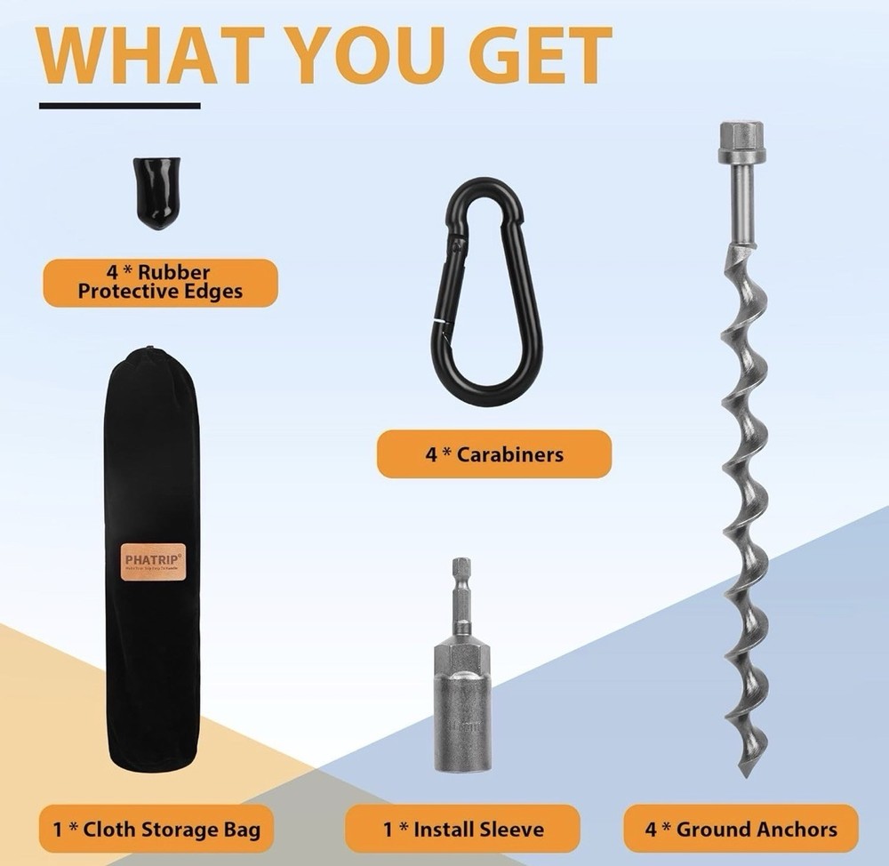 Phatrip Ground Anchors Set