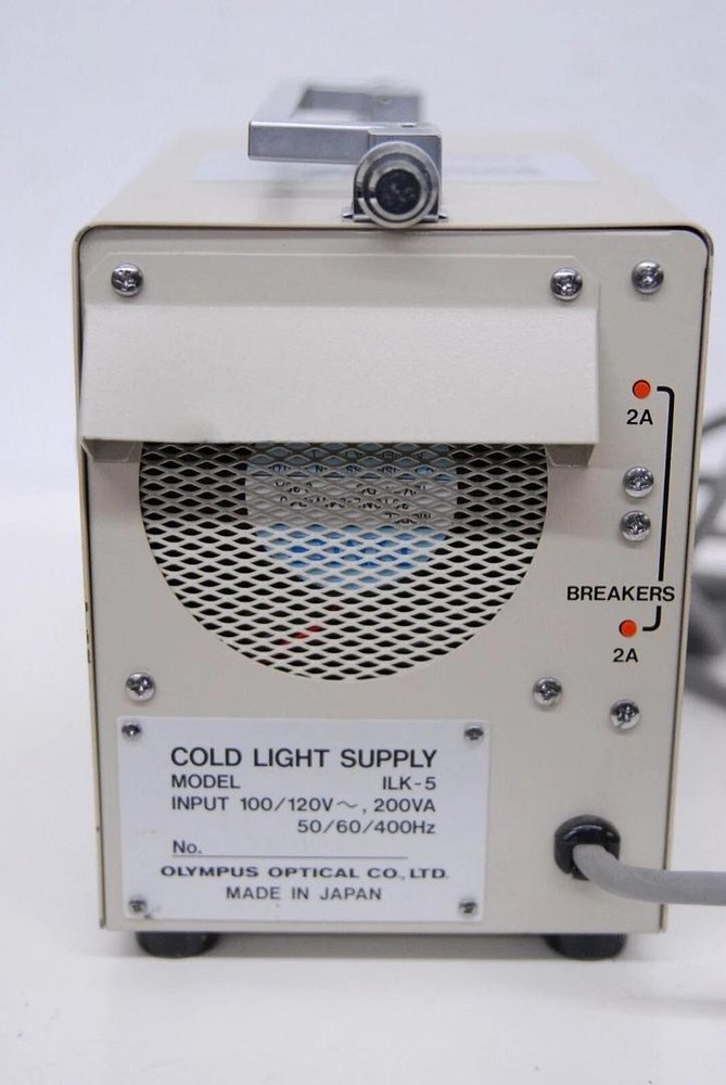 Olympus ILK-5 Cold Light Supply Source W/ Extra Bulb- TESTED