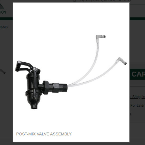 POST-MIX VALVE ASSEMBLY #645-0251