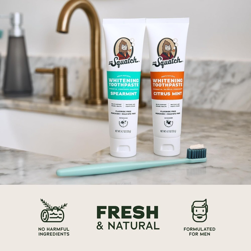 Hydroxyapatite Toothpaste Whitening - Natural, Fluoride-Free Toothpaste - Ena...