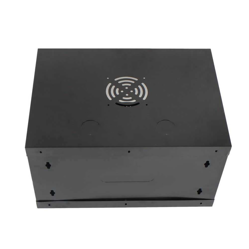 Wall Mount 6U Network Server Rack Cabinet Enclosure 15.5'' Deep Door Lock