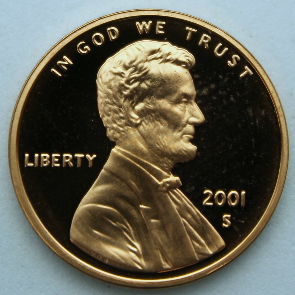 2001-S Proof Lincoln Cent