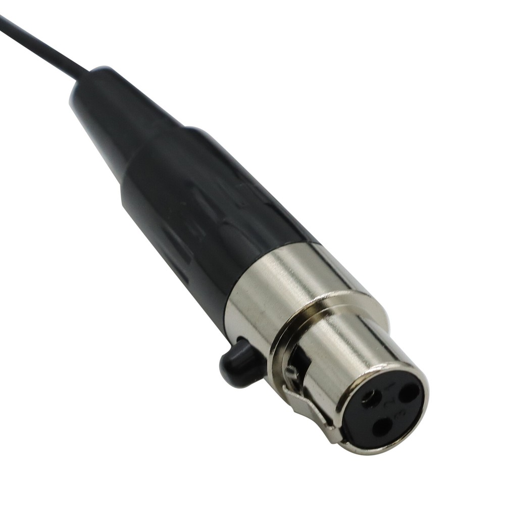 Single Earhook Microphone For AKG Samson Wireless System Mini 3Pin XLR TA3F Plug