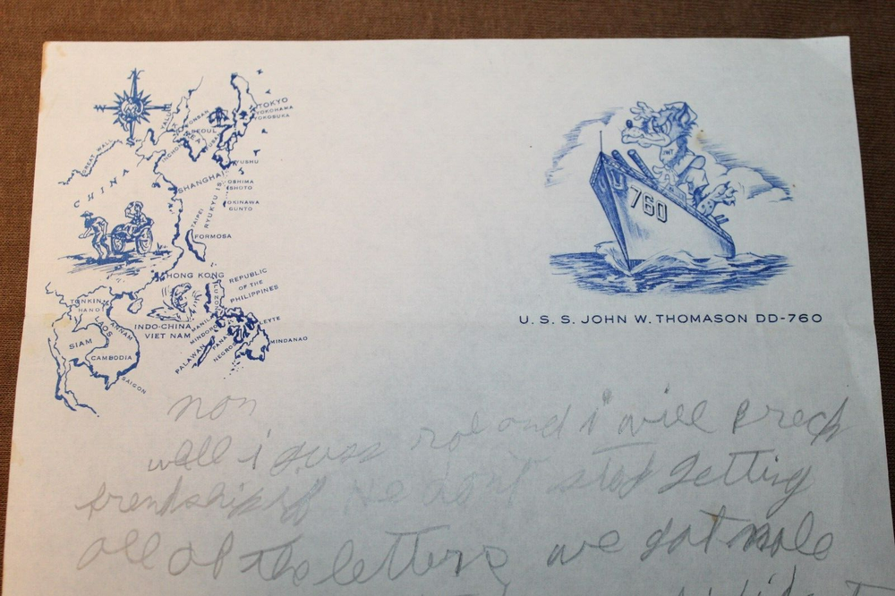 Original WW2 U.S. Navy Sailor's Named Document Lot