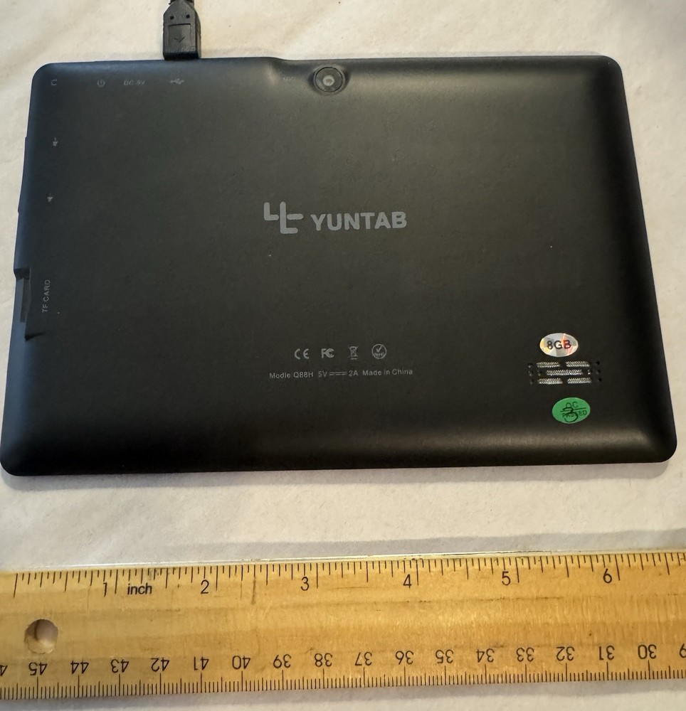 Yuntab, Model Q88H, 8gb Touch Screen Tablet, Good Condition