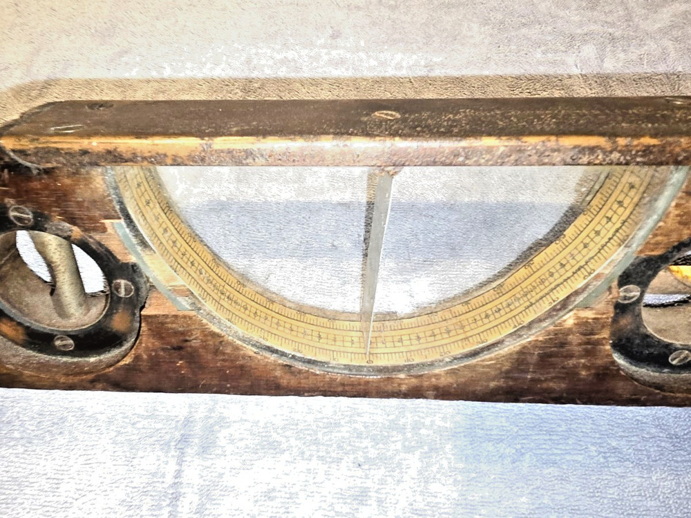 Very Rare Hight Micrometer Level Gravity Inclinometer 24"