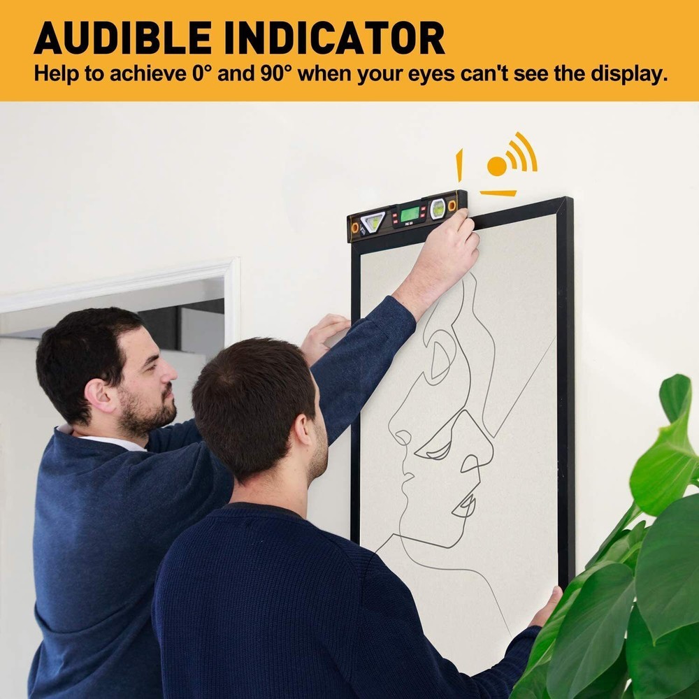 PREXISO Digital Level 11.5'' Angle Slope with LCD Display for Construction USA