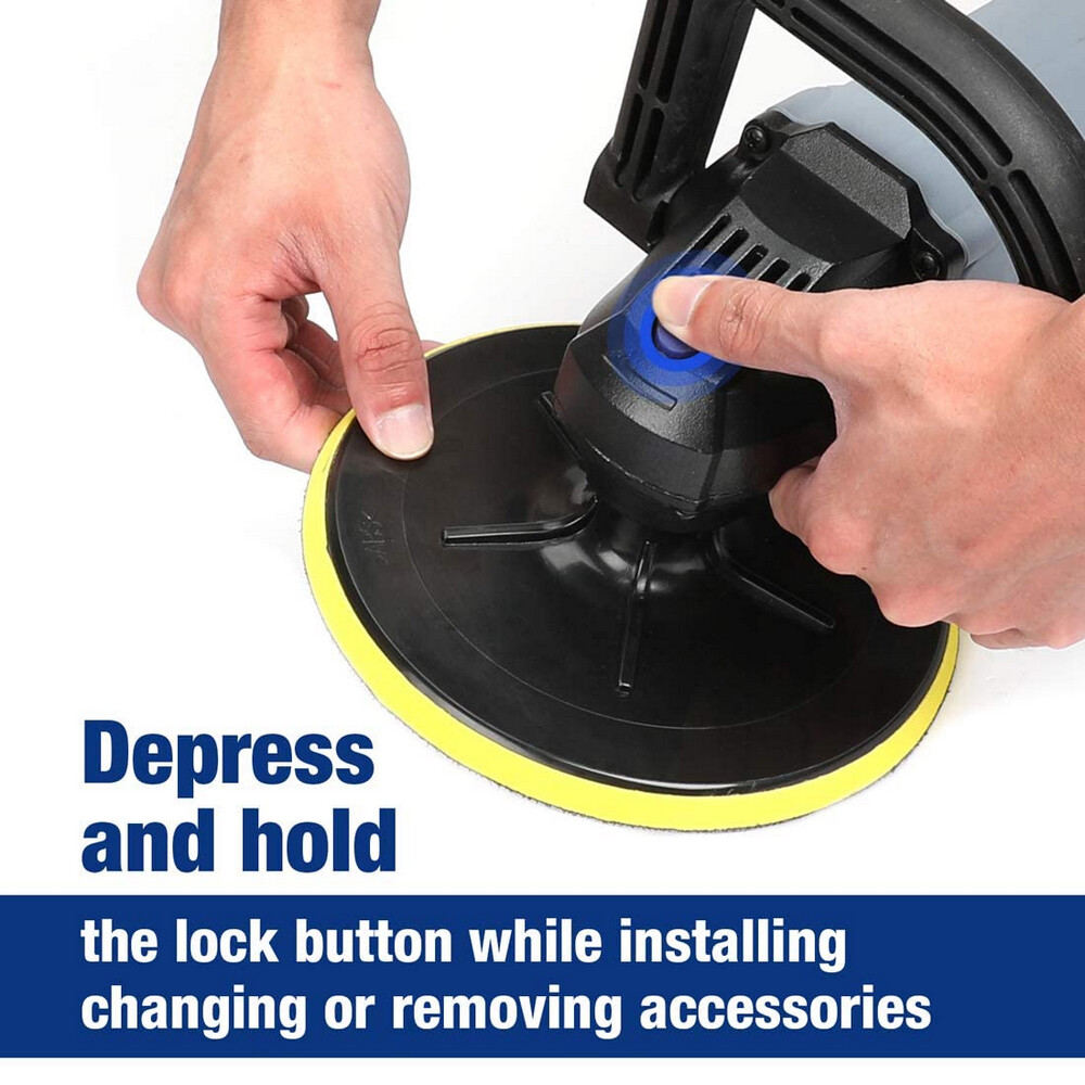 WORKPRO Buffer Polisher Buffer Waxer With Buffing&Polishing Pads for Car Sanding