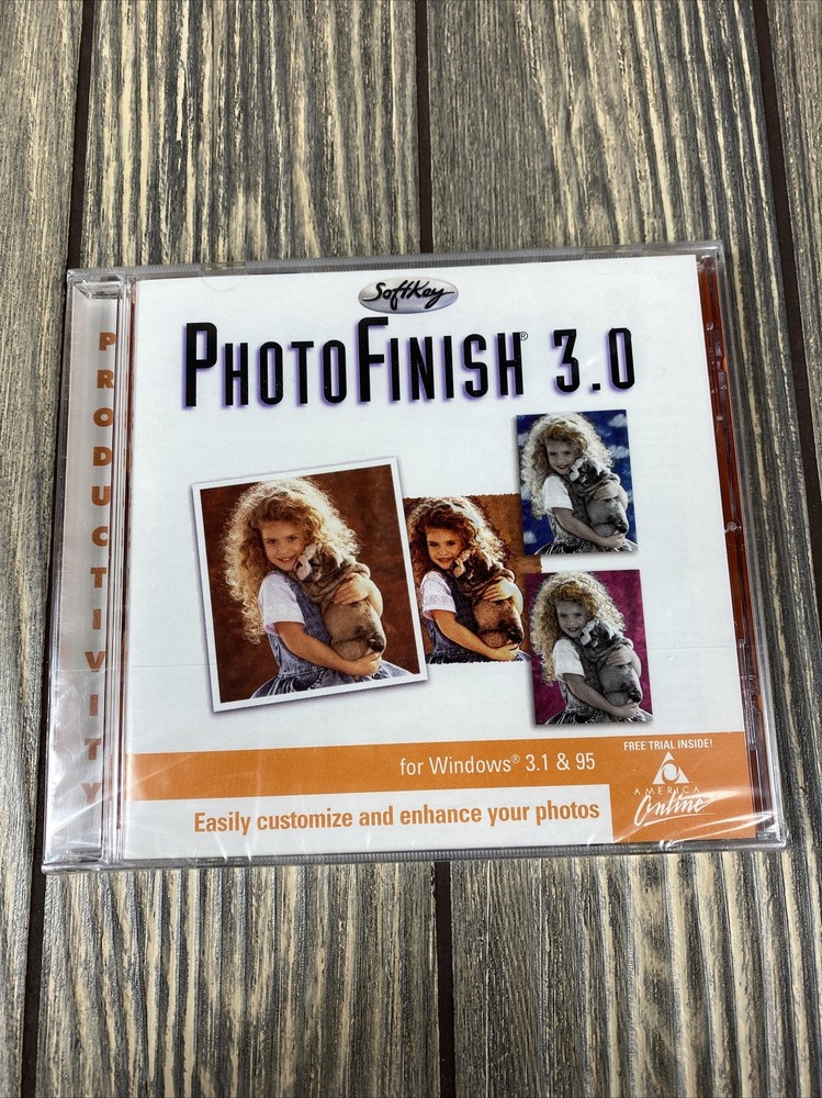 The Learning Company PhotoFinish 3.0 Computer PC Disc Program 1998