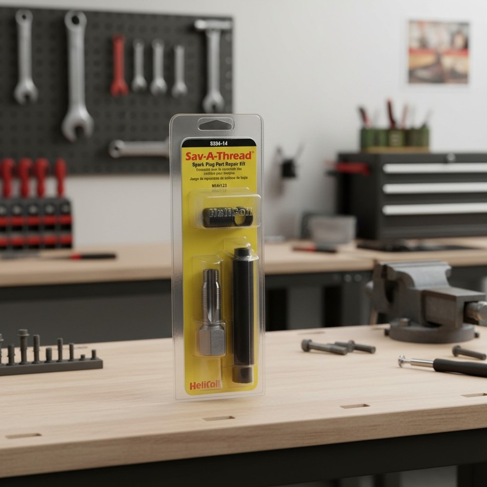 M14 Thread Repair Kit for Stripped Spark Plug Holes - Easy Installation Tools