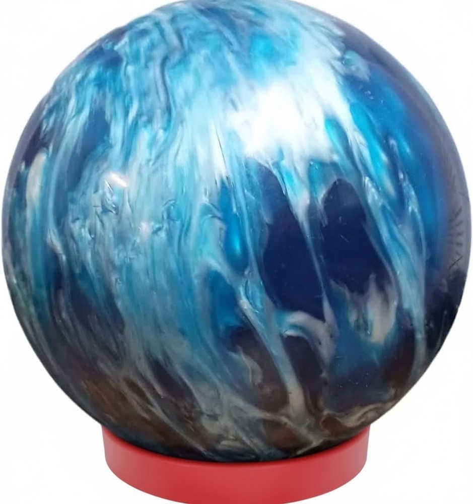 Universal Bowling Ball Cup Display Stand Durable Plastic Holder RED