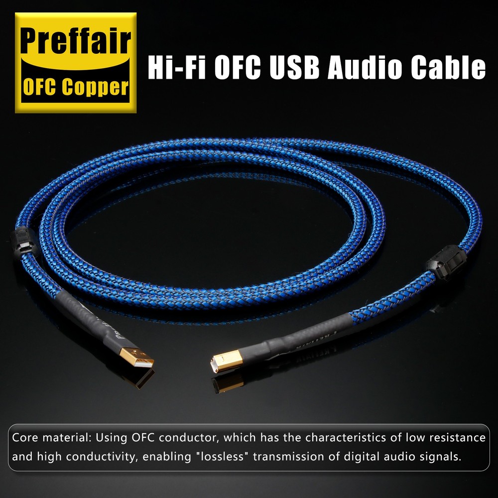 NEW Type A-B USB2.0 Data Cord Gold Plated USB Cable OFC Copper USB Audio Cable