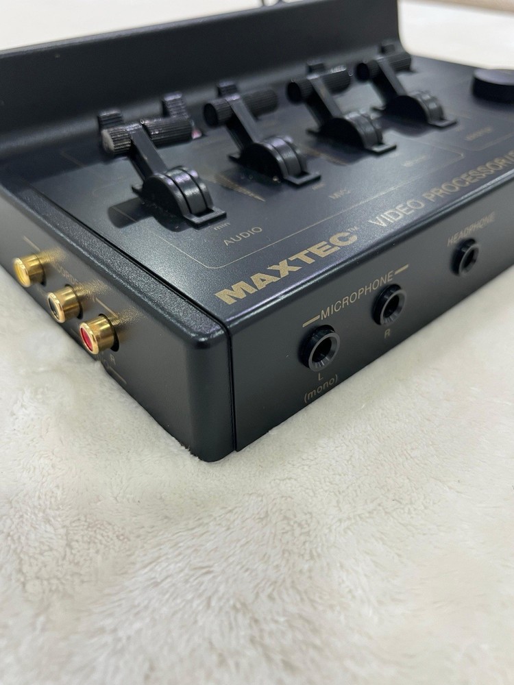 MAXTEC Video Processor Enhancer Stereo Mixer AV RCA Microphone