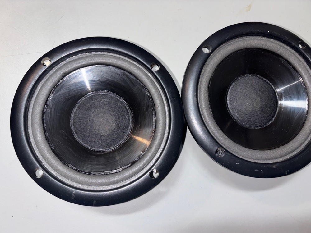 Infinity Reference E-L Bookshelf Speakers NEW FOAM - OEM Poly Graphite Woofers