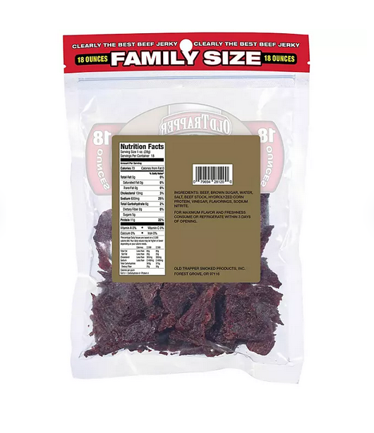 2-PACK Old Trapper Old Fashioned Beef Jerky (18 oz.)