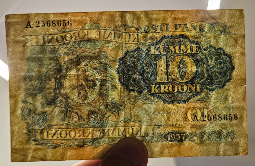 Estonia 10 krooni 1937
