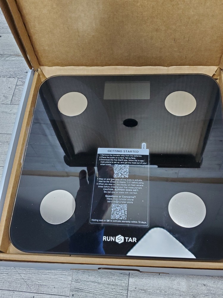 RunSTAR Digital Smart Body Fat Bathroom Scale, 13 Body Composition Analyzer