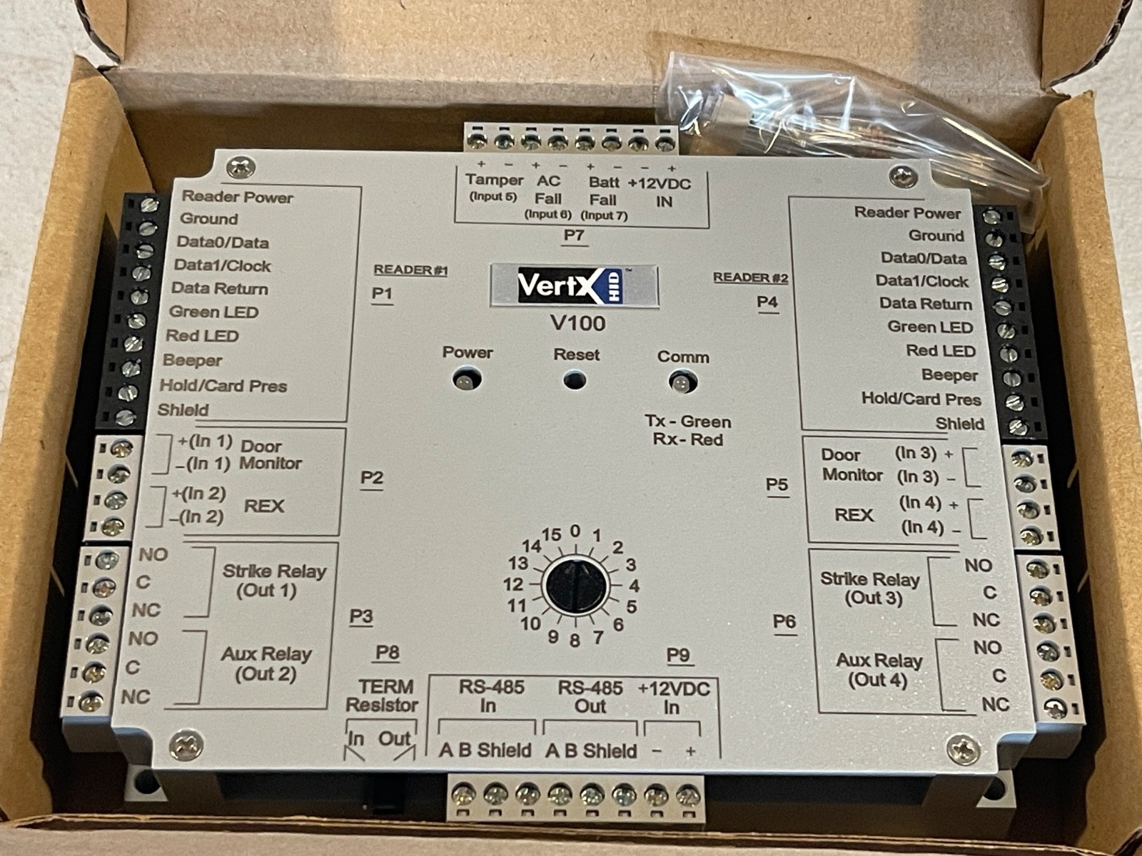 HID VertX V100 Door/Reader Interface, VERTX-V100