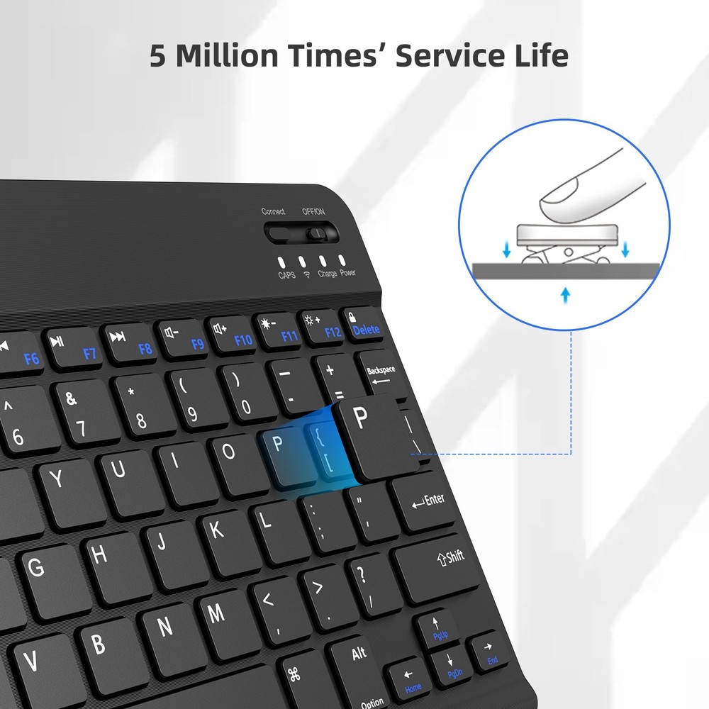 Wireless Bluetooth Keyboard and Mouse Set Rechargeable for iPad Laptop Mac PC
