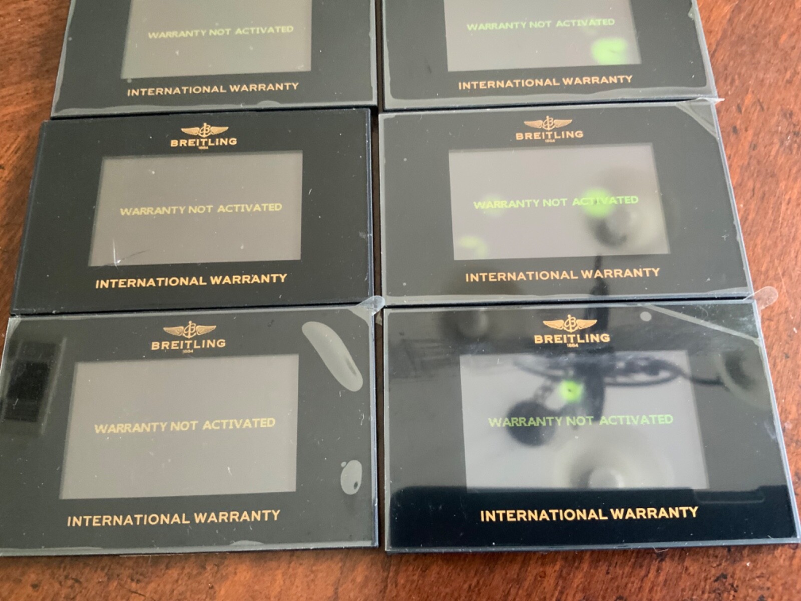 Breitling WATCH INTERNATIONAL GUARANTEE OPEN NOT ACTIVATED