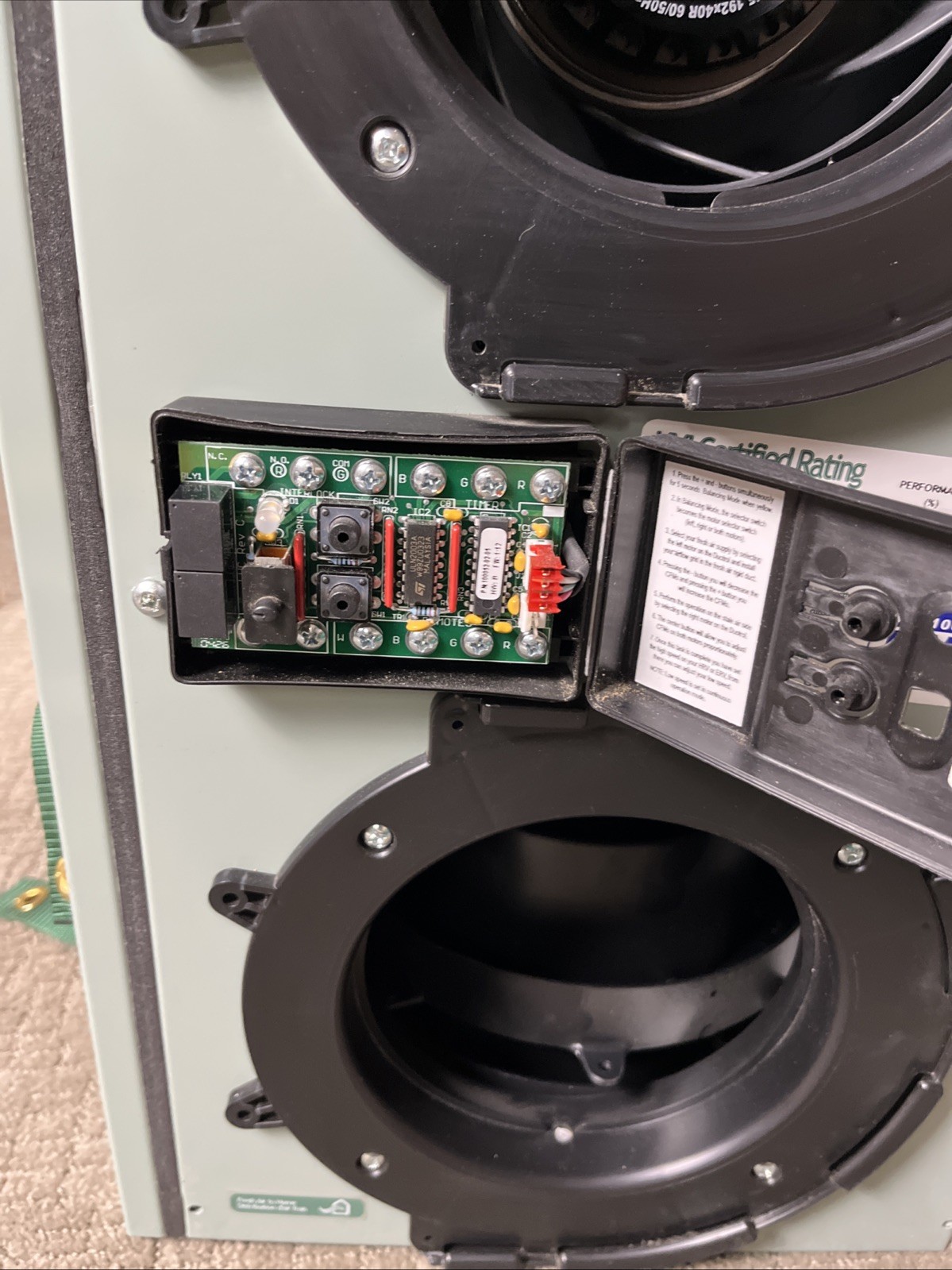 Professional Heat Recovery Ventilator Ducted Greentek Horizontal PH7.15 New HVI