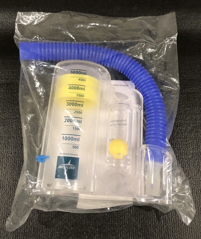 Medline Spirometers - Post-Surgical Incentive Spirometer, 5000 mL - HCS93500