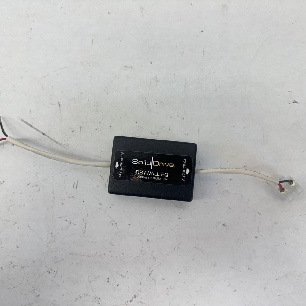 SolidDrive Drywall EQ Passive Equalization Module Audio Adapter Black Unit