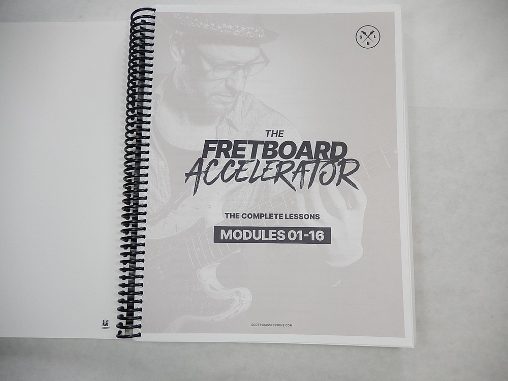 The Fretboard Accelerator: The Complete Lessons, Modules 01-16, 2022, Workbook
