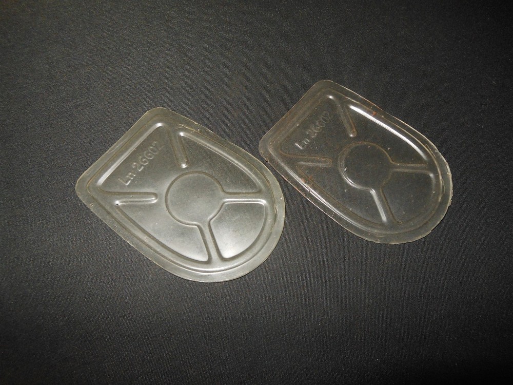 WW2 German Luftwaffe Pilot Flight Helmet Cellophone Earphone Covers - NICE!