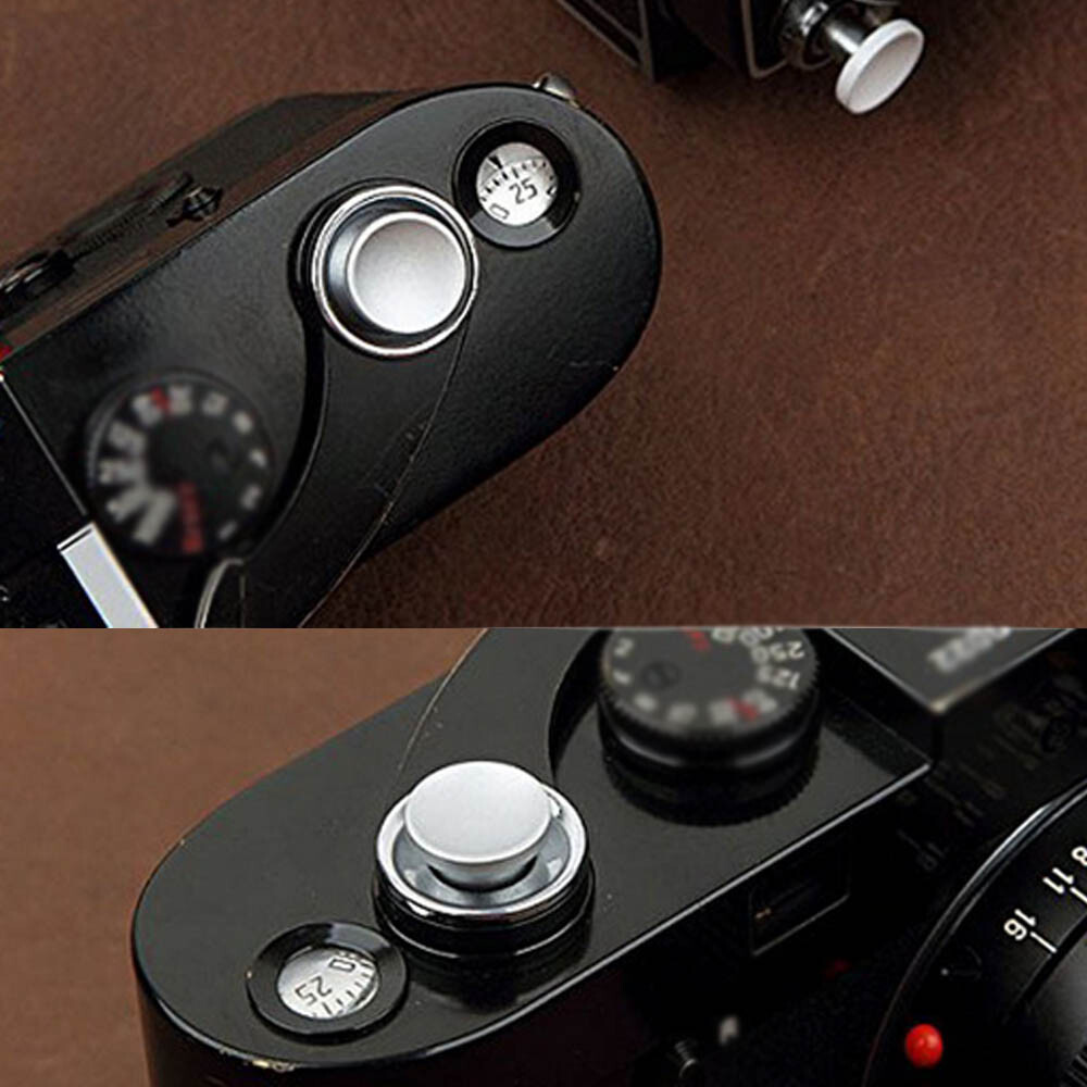 4Pcs Metal Camera Shutter Release Button for Fujifilm Leica Canon Nikon + More