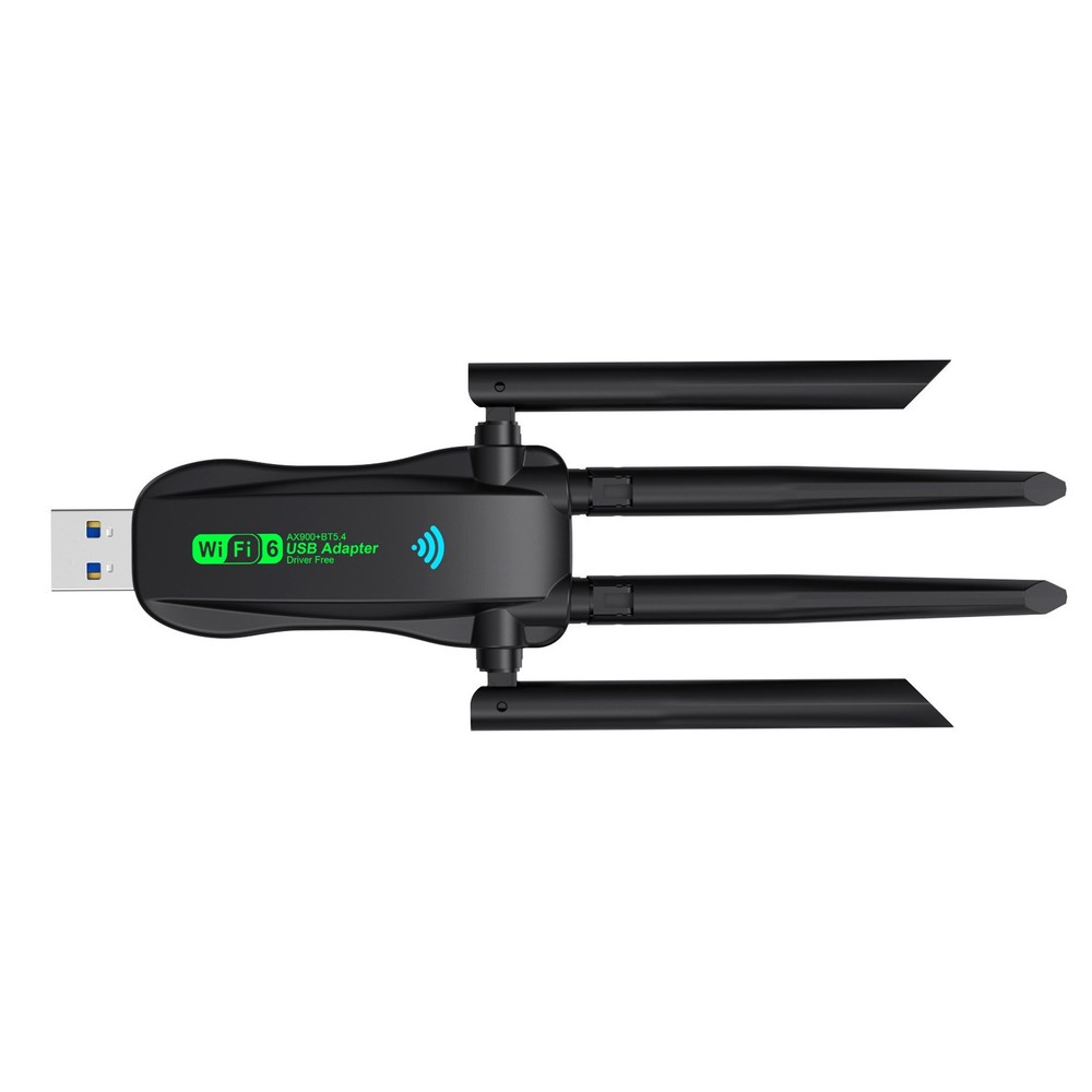 For Desktop Wireless USB WiFi 6 Adapter Bluetooth 5.4 Dual Band Portable New