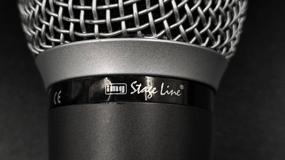 Stage Line DM-2500 Dynamic Microphone Used Working Grey
