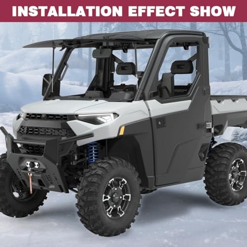 Ranger Side View Mirrors Door Mounted, The Spring Back Feature Allows Easy