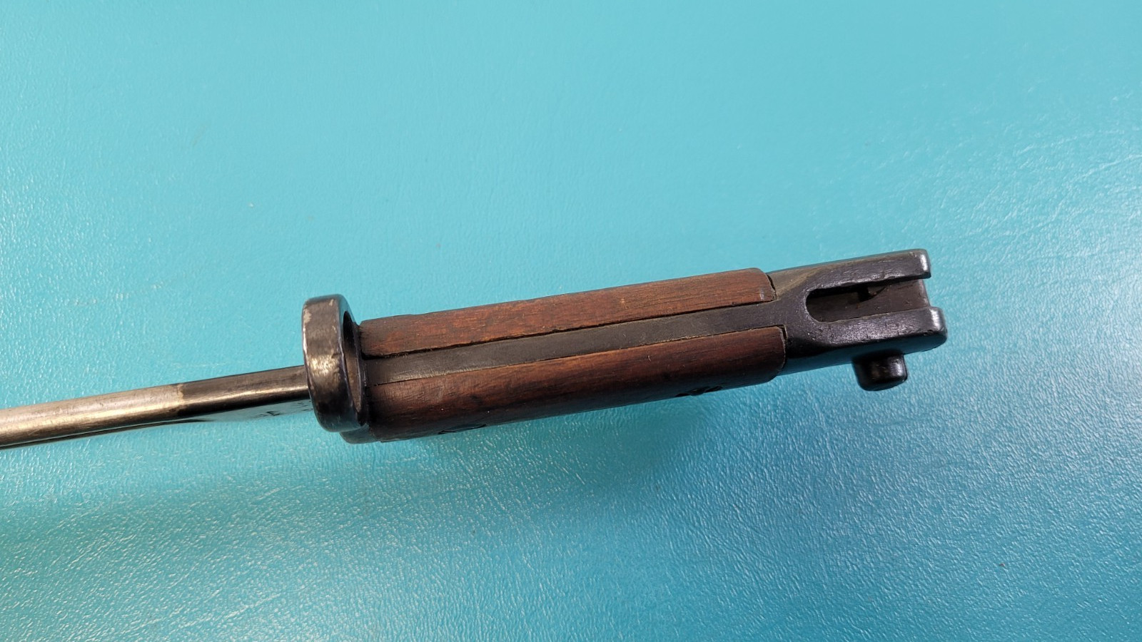 WWI Early British Pattern 1907 Rifle Bayonet Sanderson + Sheath c. 1908 TR542