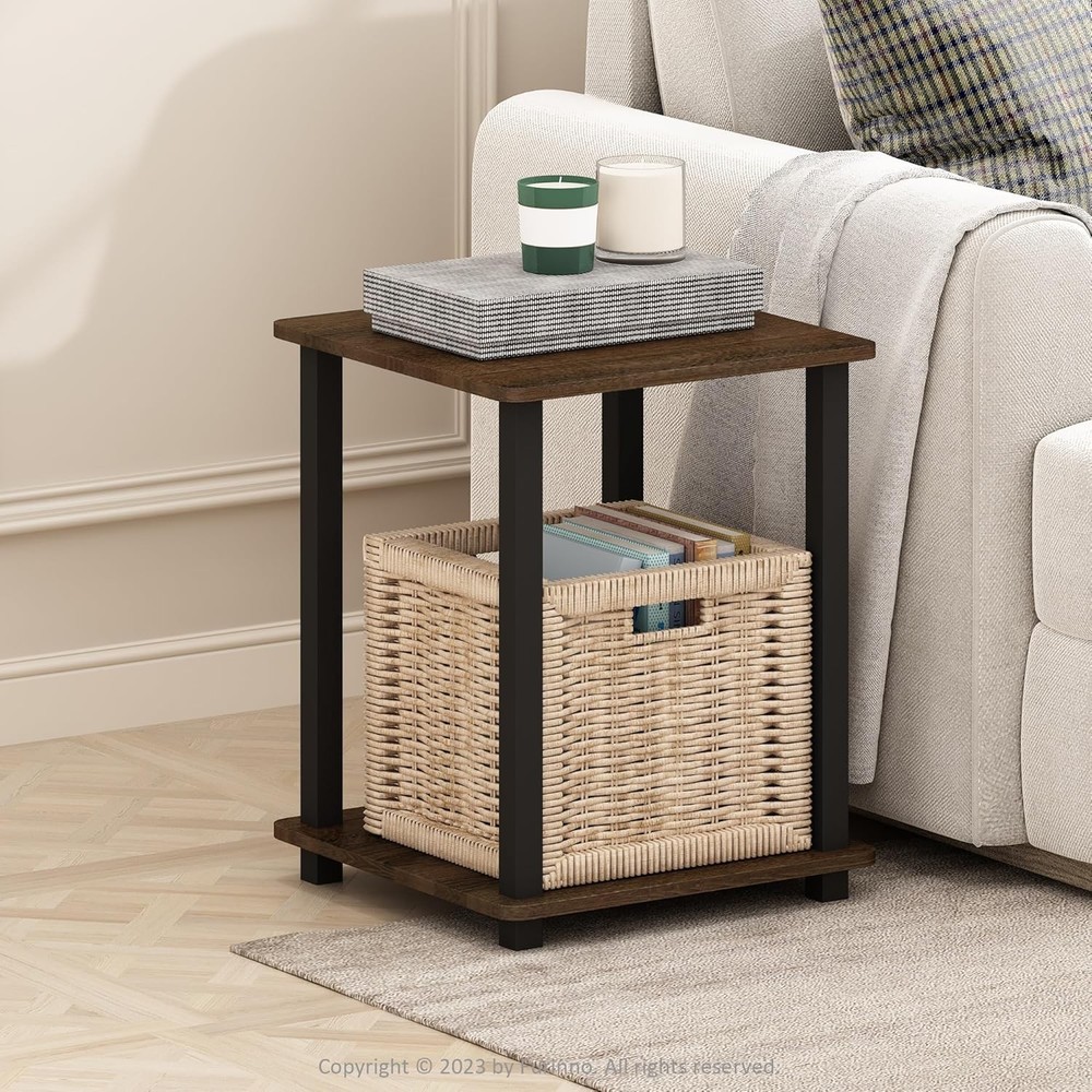 Simplistic Side Table Set of 2 End Table Night Stand Nightstand Bedside Table